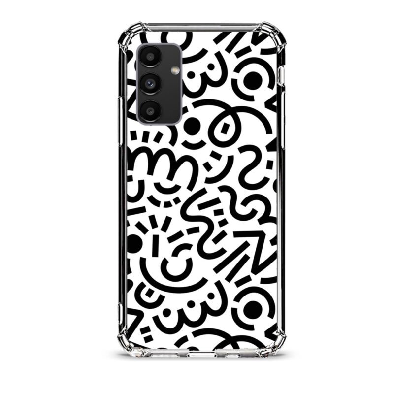 Abstract pattern θήκη διάφανη & σχέδιο  d1101 γιά Galaxy A15
