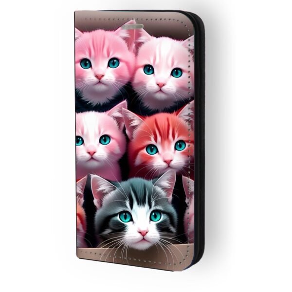 Θήκη book με σχέδιο cats 91646 για iPhone 12/12 Pro