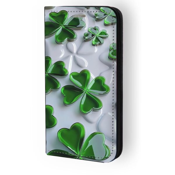 Θήκη book με σχέδιο clover pattern 91659 για iPhone 12/12 Pro