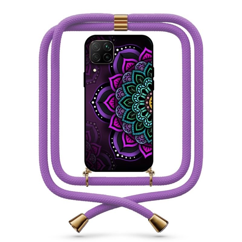 Mandala θήκη με κορδόνι & σχέδιο 9714 για Huawei P40 Lite