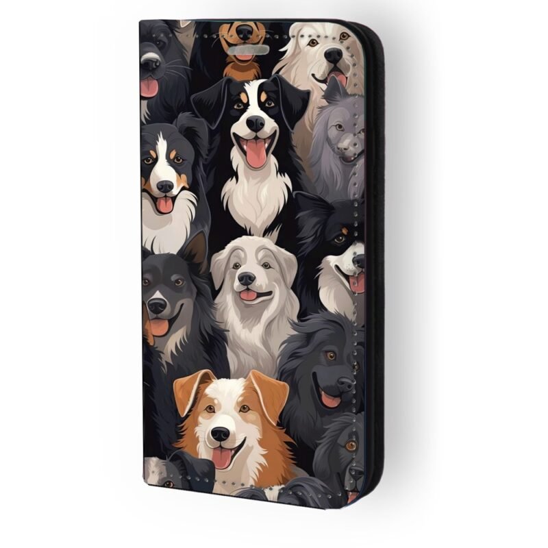 Θήκη book με σχέδιο dogs 91665 για iPhone 11 Pro Max