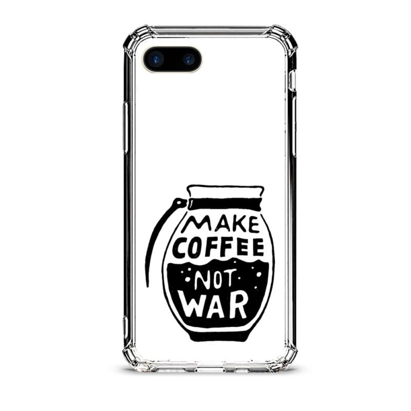 Make coffee not war θήκη κινητού d1121 γιά iPhone 7 Plus/8 Plus