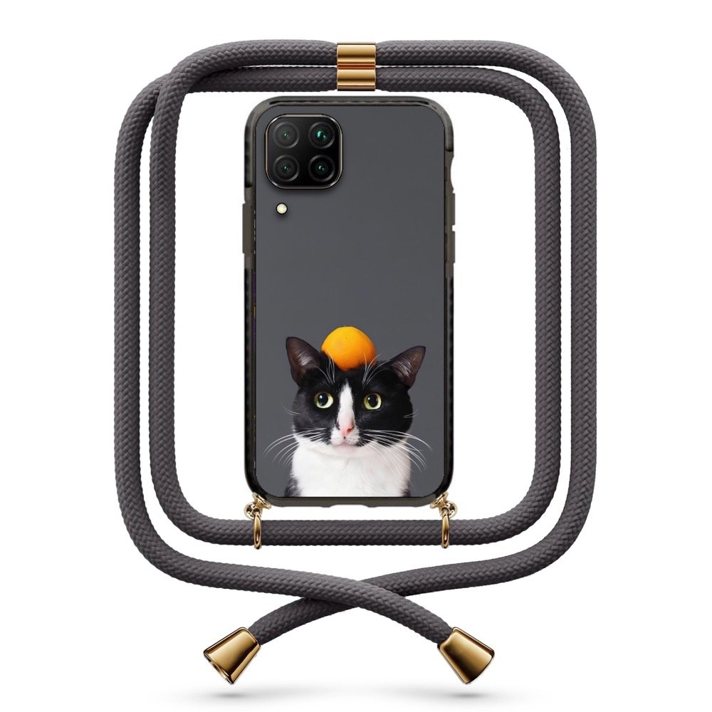 Fruit cat θήκη με κορδόνι & σχέδιο 9886 για Huawei P40 Lite