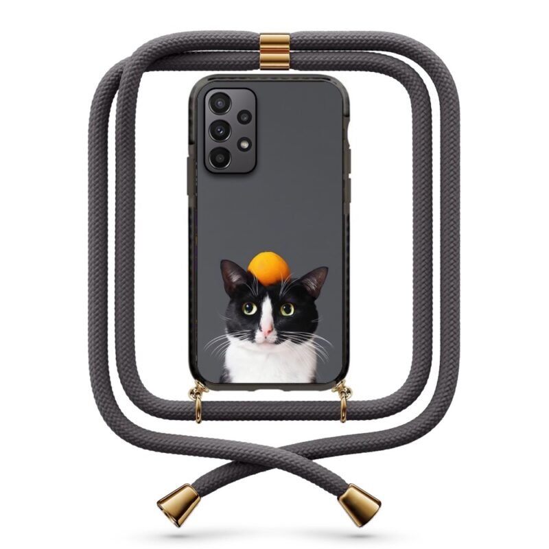 Fruit cat θήκη με κορδόνι & σχέδιο 9886 για Galaxy A23