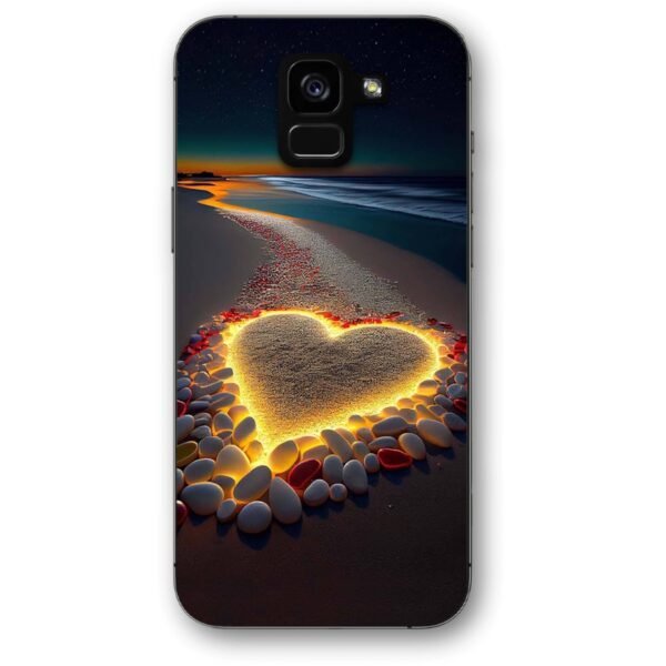 Beach heart θήκη κινητού 91300 για Galaxy A8 2018