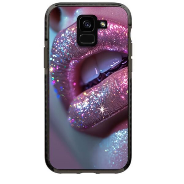 Glitter lips θήκη κινητού 91672 γιά  Galaxy A8 2018