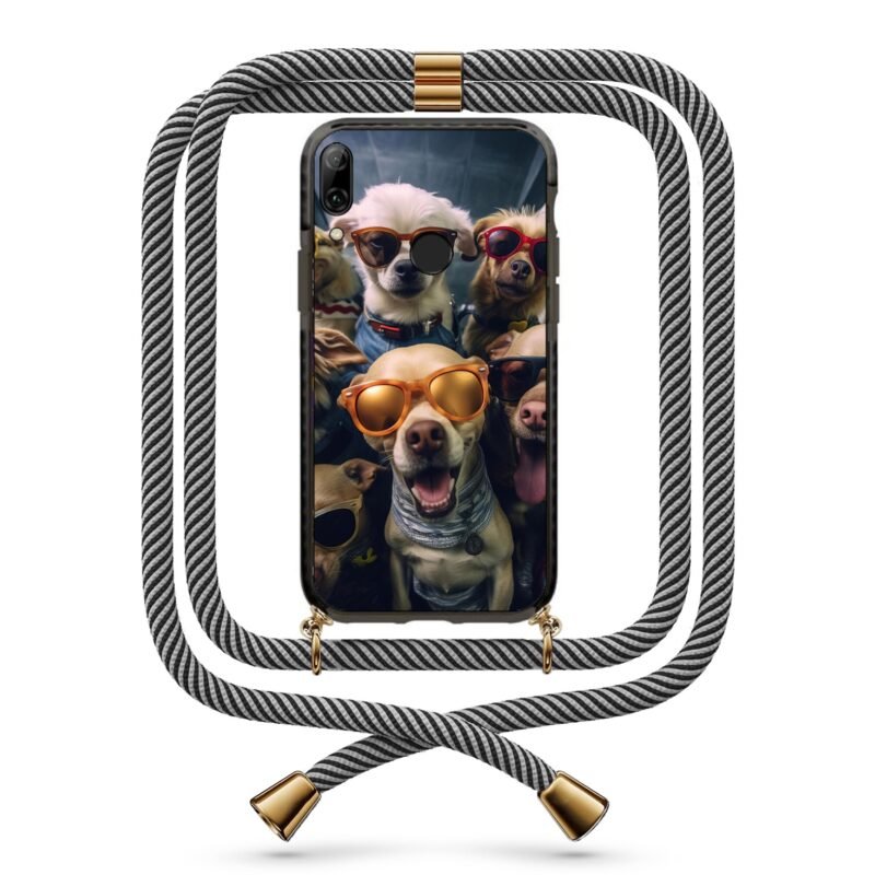Dogs θήκη με κορδόνι & σχέδιο 9799 για Honor 10 Lite