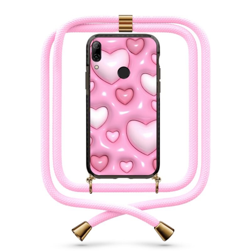 3d hearts θήκη με κορδόνι & σχέδιο 9821 για Honor 10 Lite