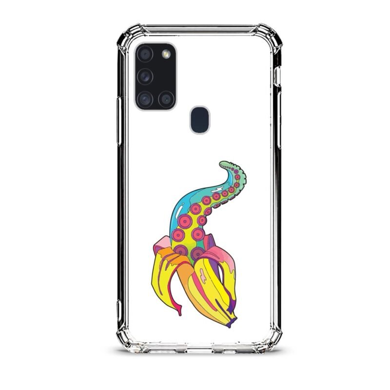Weird banana θήκη διάφανη & σχέδιο  d1025 γιά Galaxy A21S