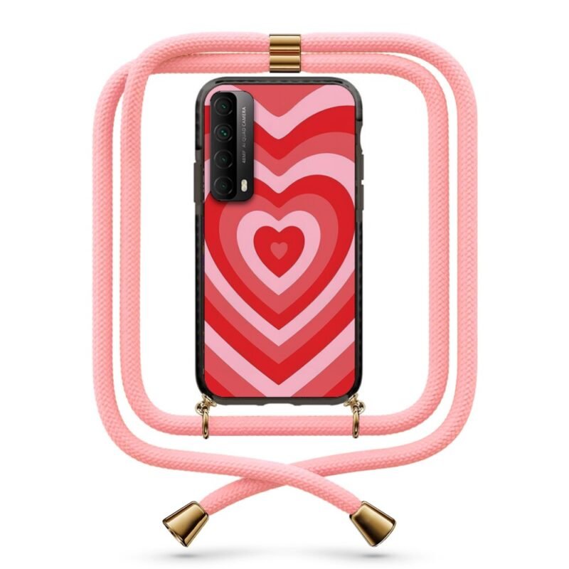 Heart illusion θήκη με κορδόνι & σχέδιο 9887 για Huawei P Smart 2021