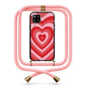 Heart illusion θήκη με κορδόνι & σχέδιο 9887 για Galaxy A42