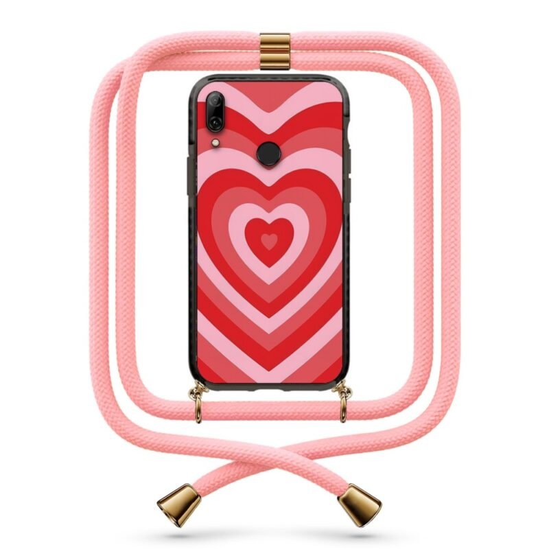 Heart illusion θήκη με κορδόνι & σχέδιο 9887 για Honor 10 Lite