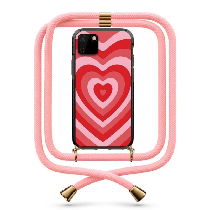 Heart illusion θήκη με κορδόνι & σχέδιο 9887 για Huawei Y5P 2020