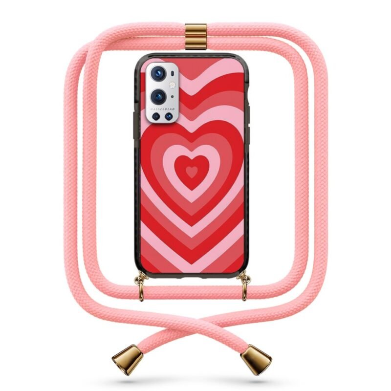 Heart illusion θήκη με κορδόνι & σχέδιο 9887 για Oneplus 9