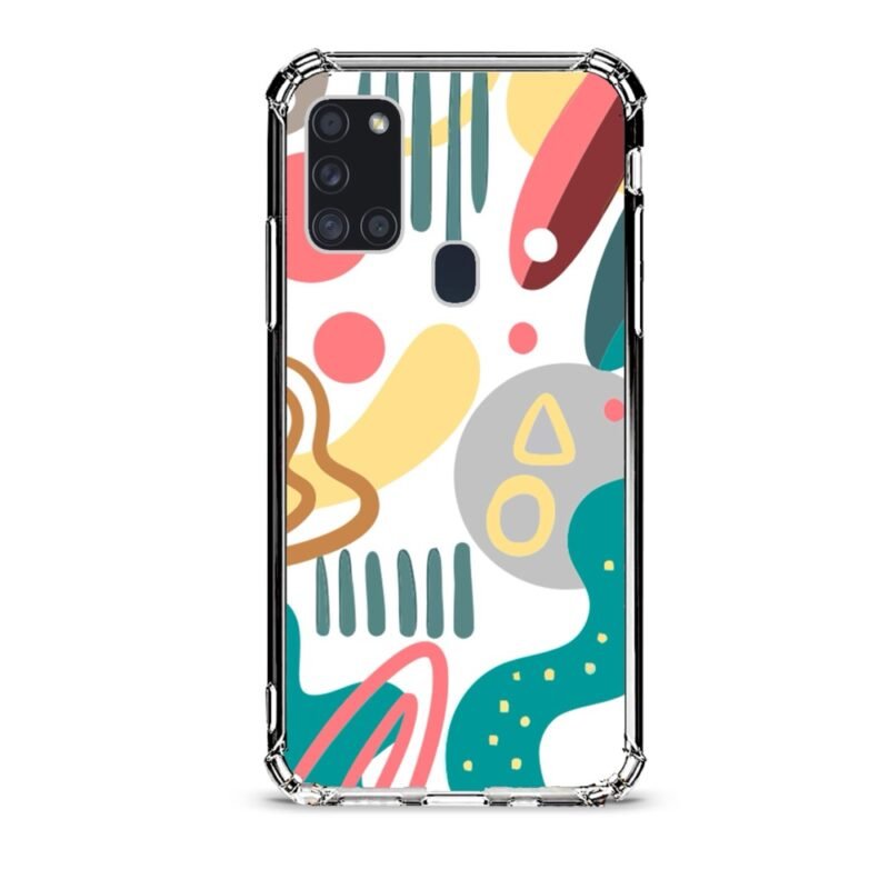 Shapes θήκη διάφανη & σχέδιο  d1083 γιά Galaxy A21S