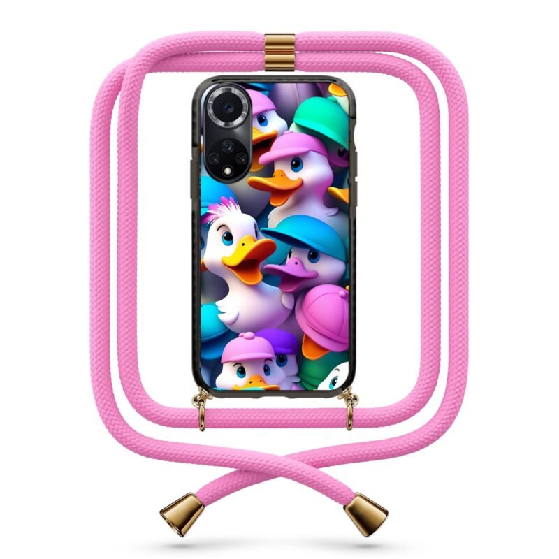 Ducks θήκη με κορδόνι & σχέδιο 9819 για Huawei Nova 9