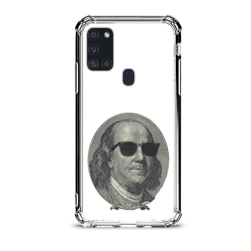 Franklin glasses θήκη διάφανη & σχέδιο  d1113 γιά Galaxy A21S