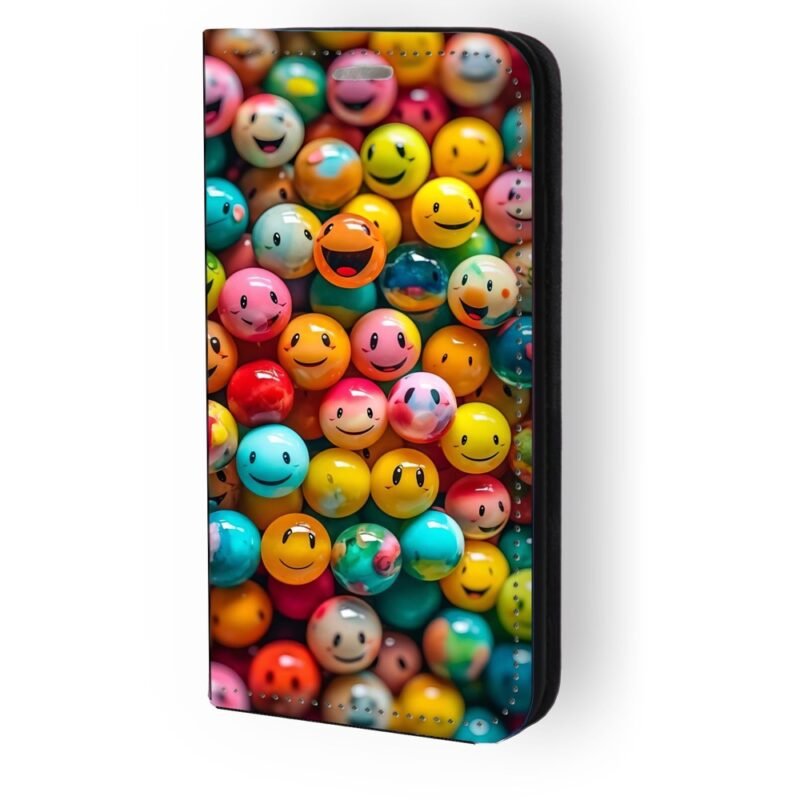 Θήκη book με σχέδιο smiley face 91691 για iPhone 11 Pro Max