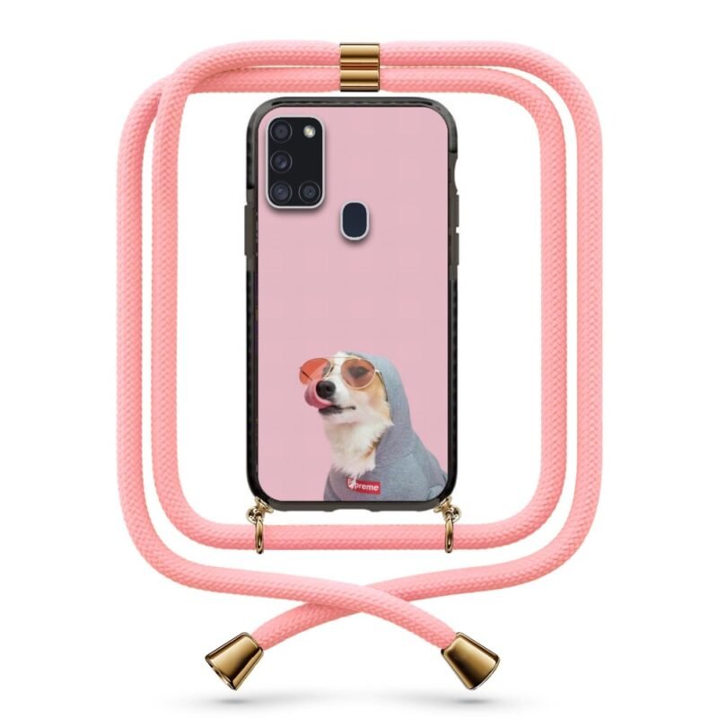 Swag dog θήκη με κορδόνι & σχέδιο 9888 για Galaxy A21S