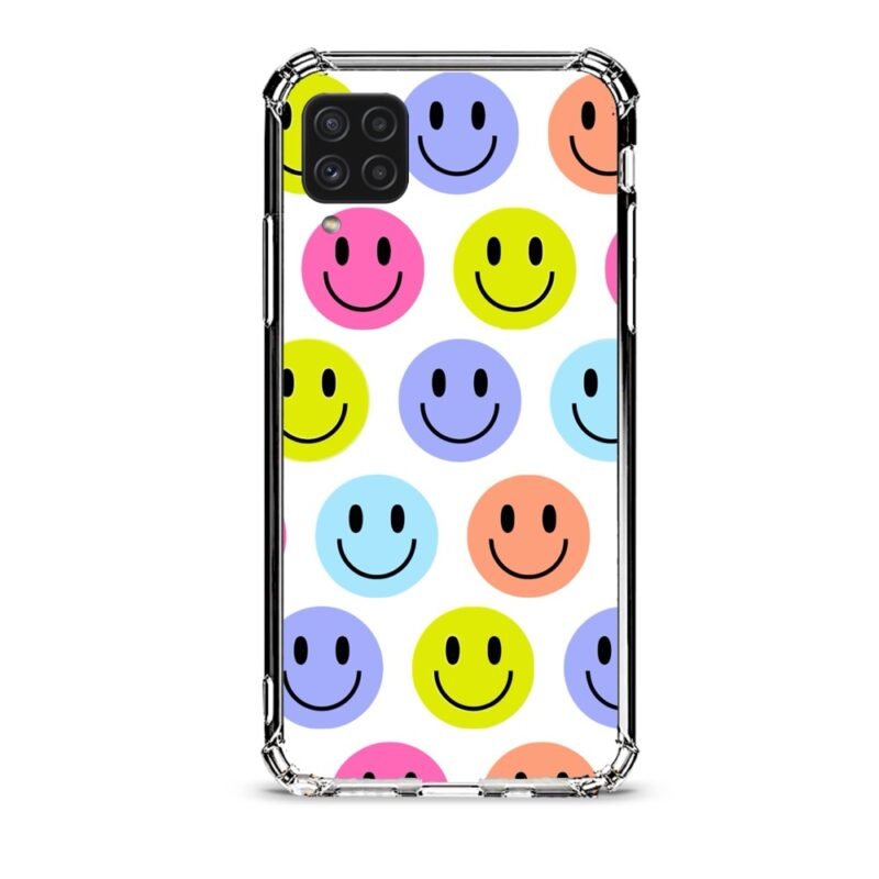 Smiley faces θήκη διάφανη & σχέδιο  d1088 γιά Galaxy A22 4G