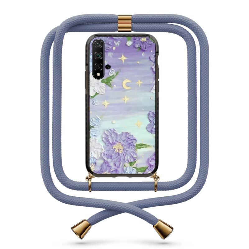 Flower art θήκη με κορδόνι & σχέδιο 9802 για Huawei Nova 5T