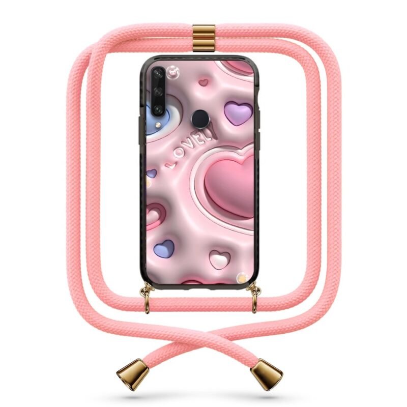 3d hearts θήκη με κορδόνι & σχέδιο 9889 για Huawei Y6P 2020