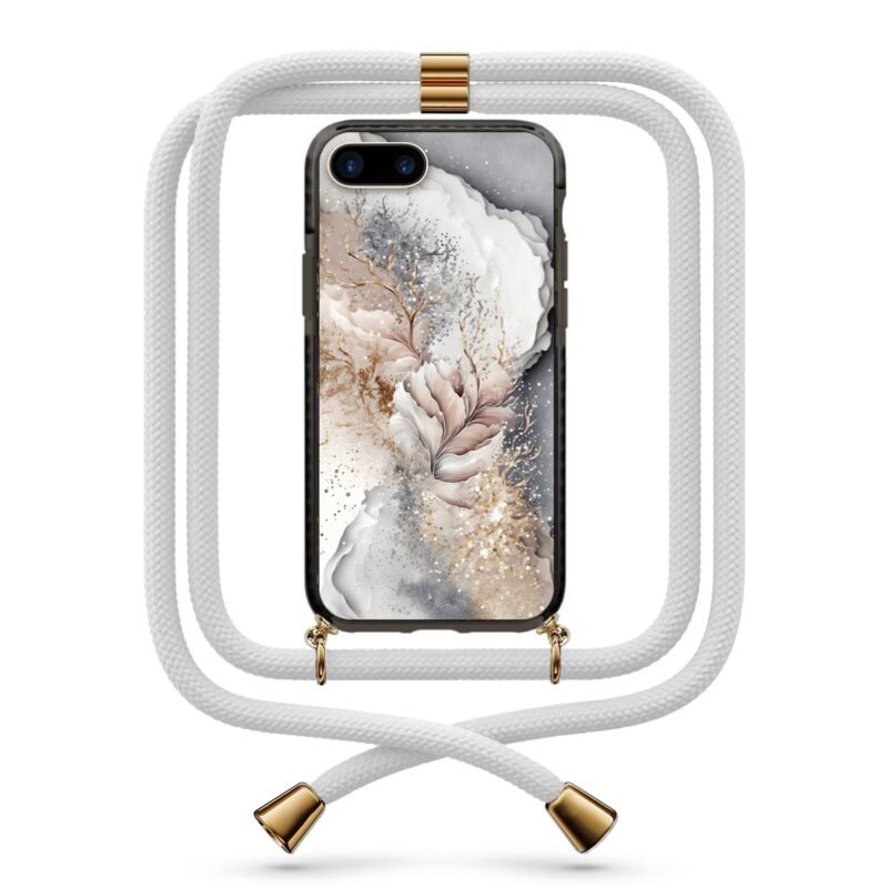Marble θήκη κινητού με κορδόνι 9798 γιά iPhone 7 Plus /8 Plus