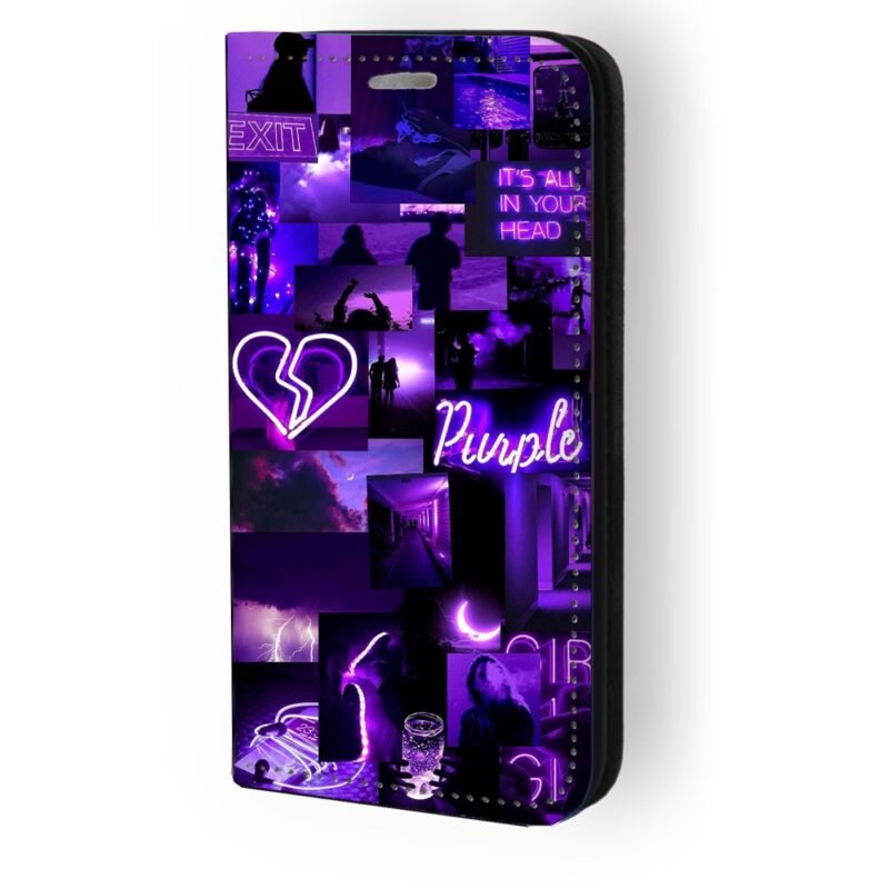 Θήκη book με σχέδιο neon quotes 9654 για Galaxy A52