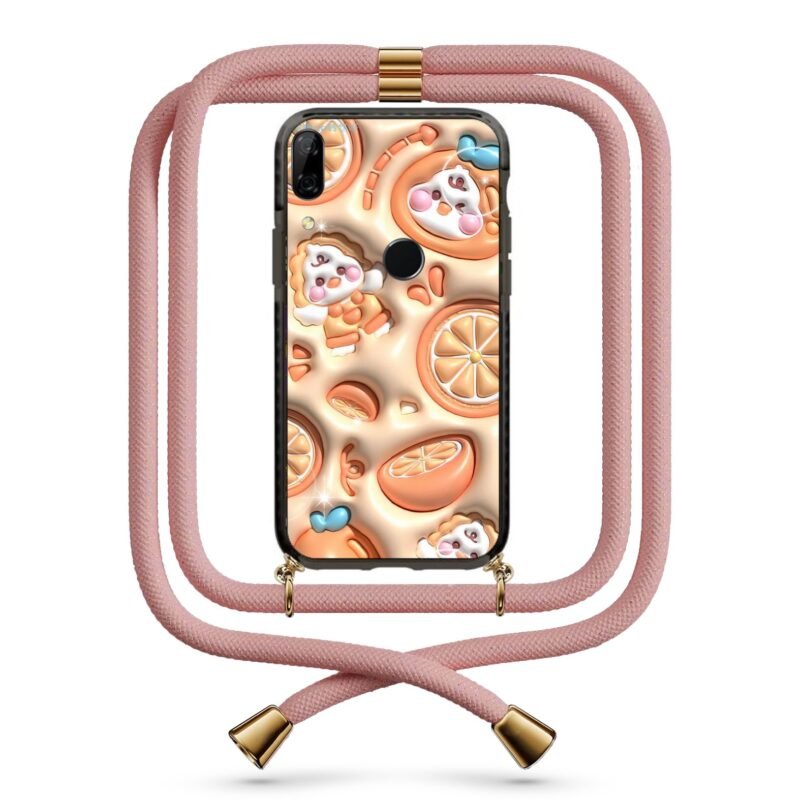 3d fruit bird θήκη με κορδόνι & σχέδιο 9831 για Huawei P Smart Z