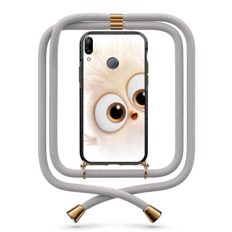 Cute bird θήκη με κορδόνι & σχέδιο 9808 για Huawei P20 Lite