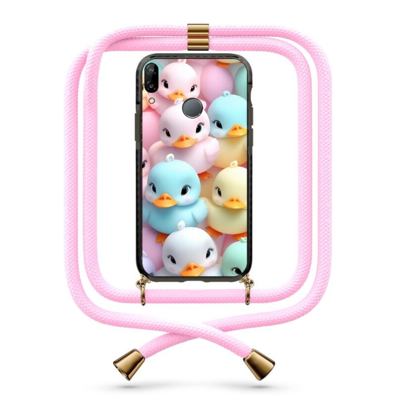 Ducks θήκη με κορδόνι & σχέδιο 9822 για Huawei P20 Lite