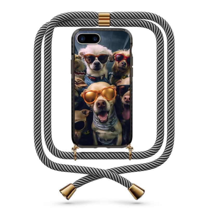Dogs θήκη κινητού με κορδόνι 9799 γιά iPhone 7 Plus /8 Plus