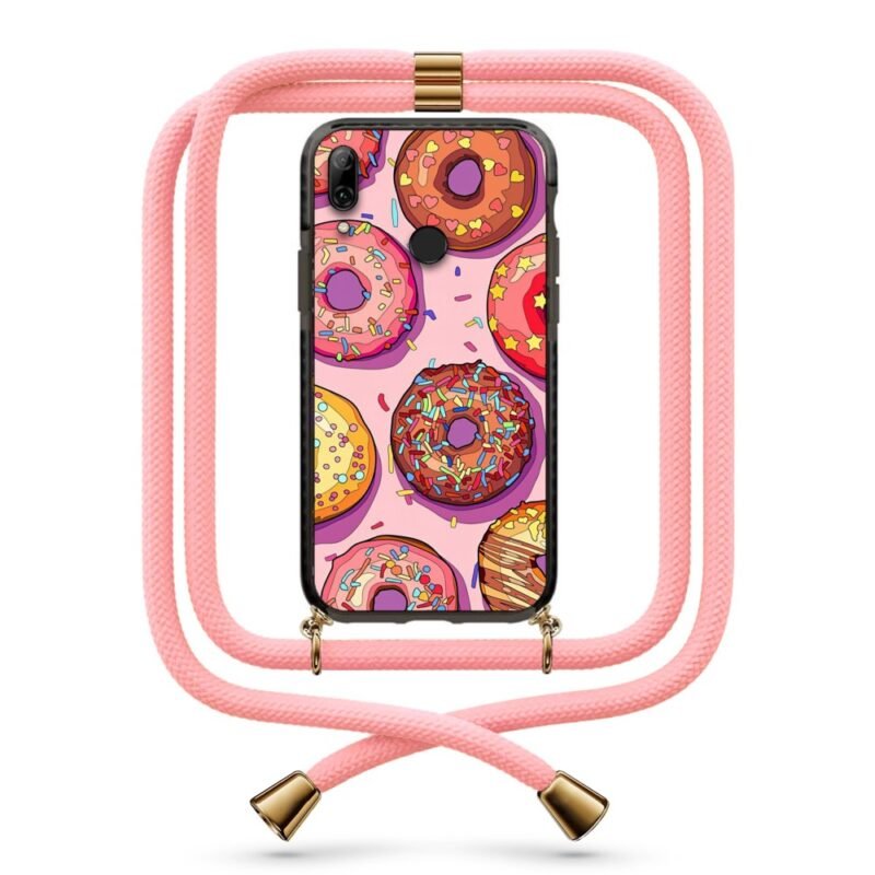 Donuts θήκη με κορδόνι & σχέδιο 9891 για Honor 10 Lite