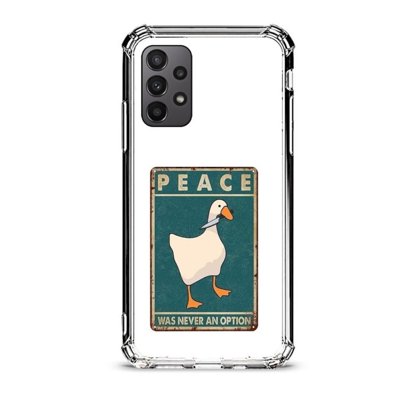 No piece duck θήκη διάφανη & σχέδιο  d1107 γιά Galaxy A23