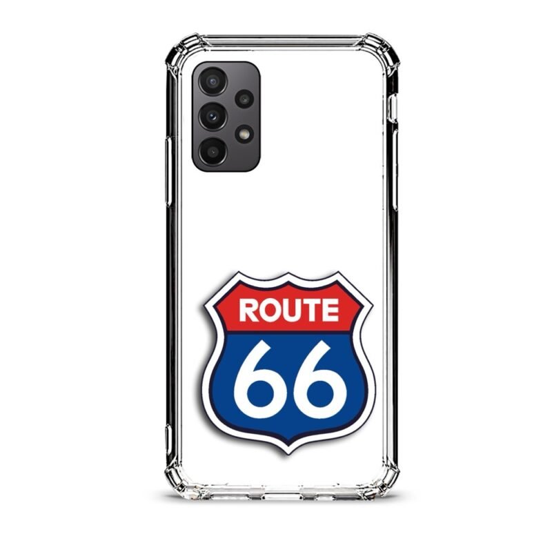 Route 66 θήκη διάφανη & σχέδιο  d1108 γιά Galaxy A23