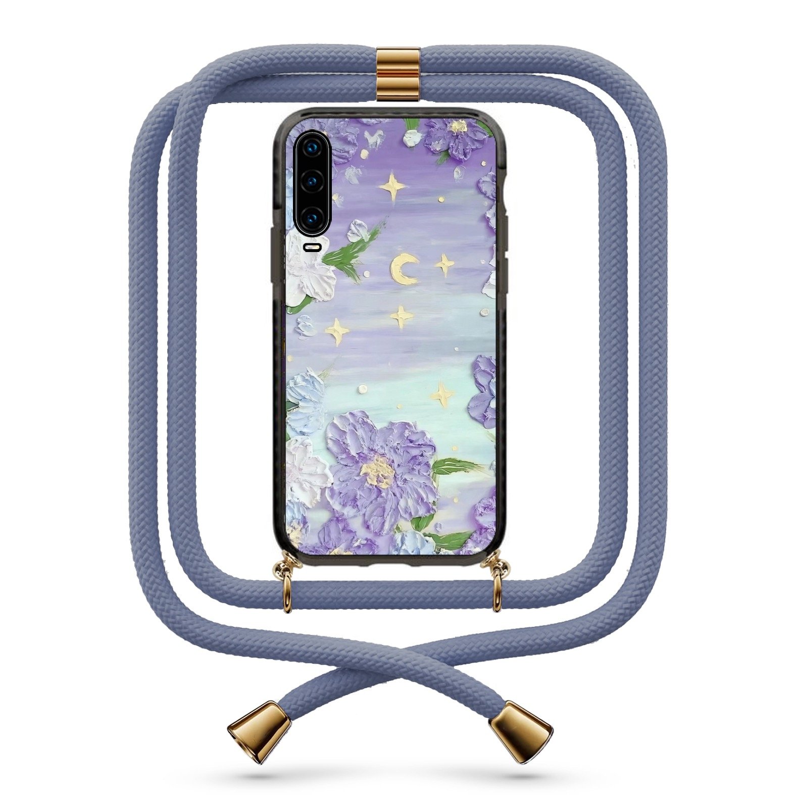 Flower art θήκη με κορδόνι & σχέδιο 9802 για Huawei P30