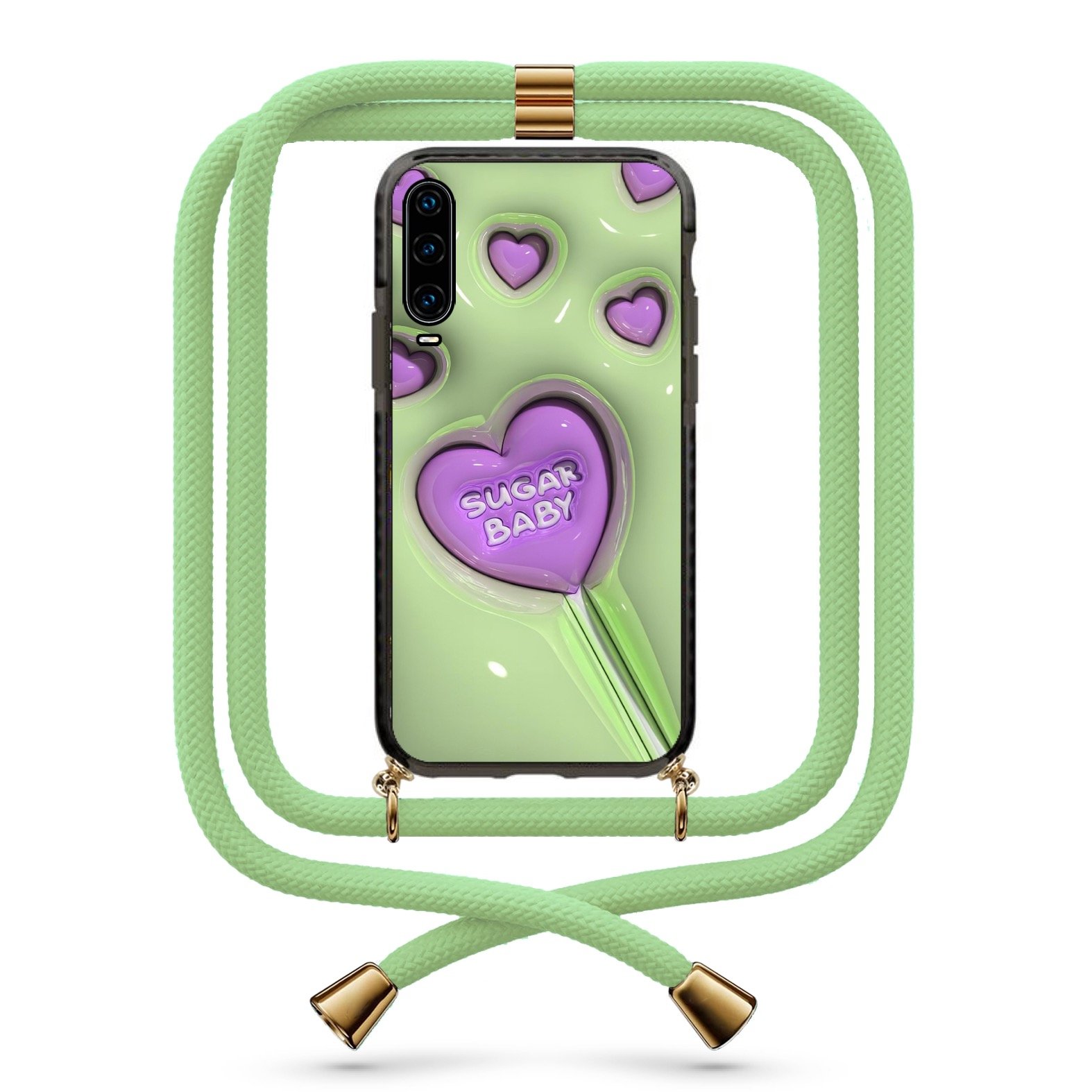 Sugar baby θήκη με κορδόνι & σχέδιο 9815 για Huawei P30