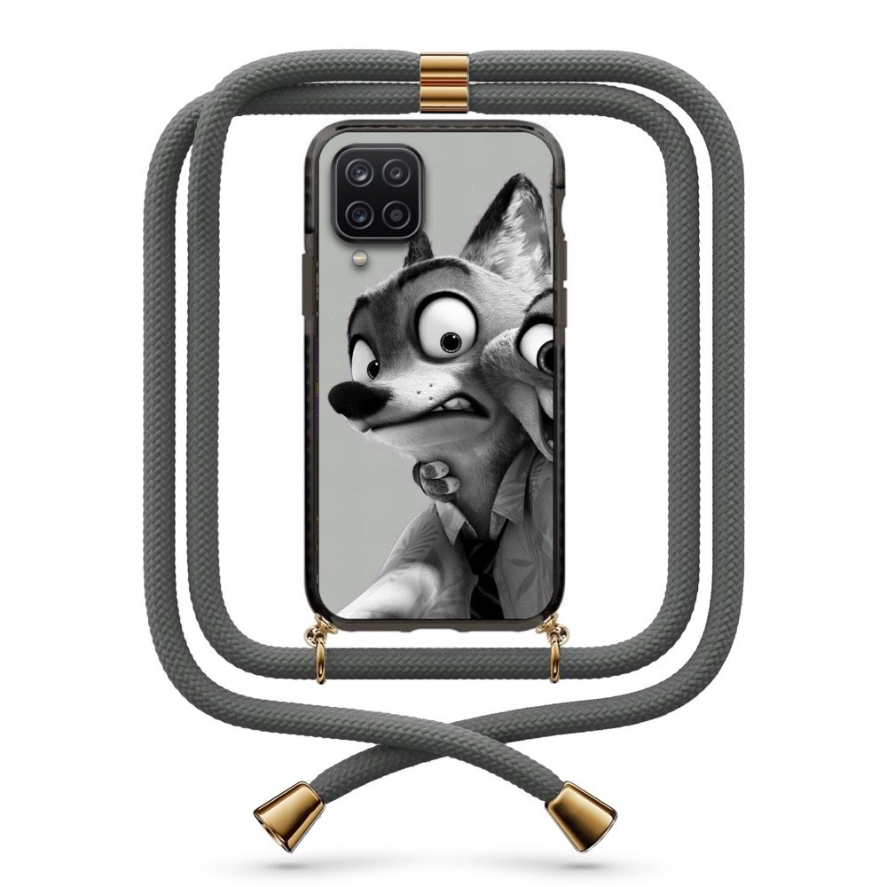 Buddies θήκη με κορδόνι & σχέδιο 9892 για Galaxy A12