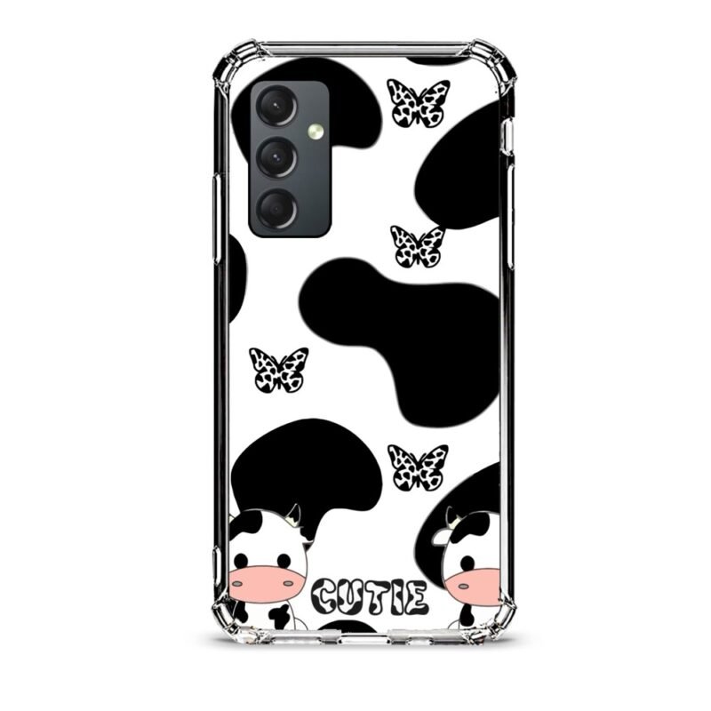 Cow print θήκη διάφανη & σχέδιο  d1077 γιά Galaxy A24