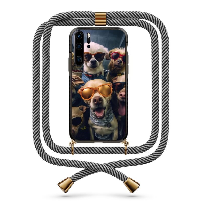Dogs θήκη με κορδόνι & σχέδιο 9799 για Huawei P30 Pro