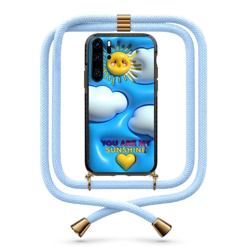 You are my sunshine θήκη με κορδόνι & σχέδιο 9826 για Huawei P30 Pro