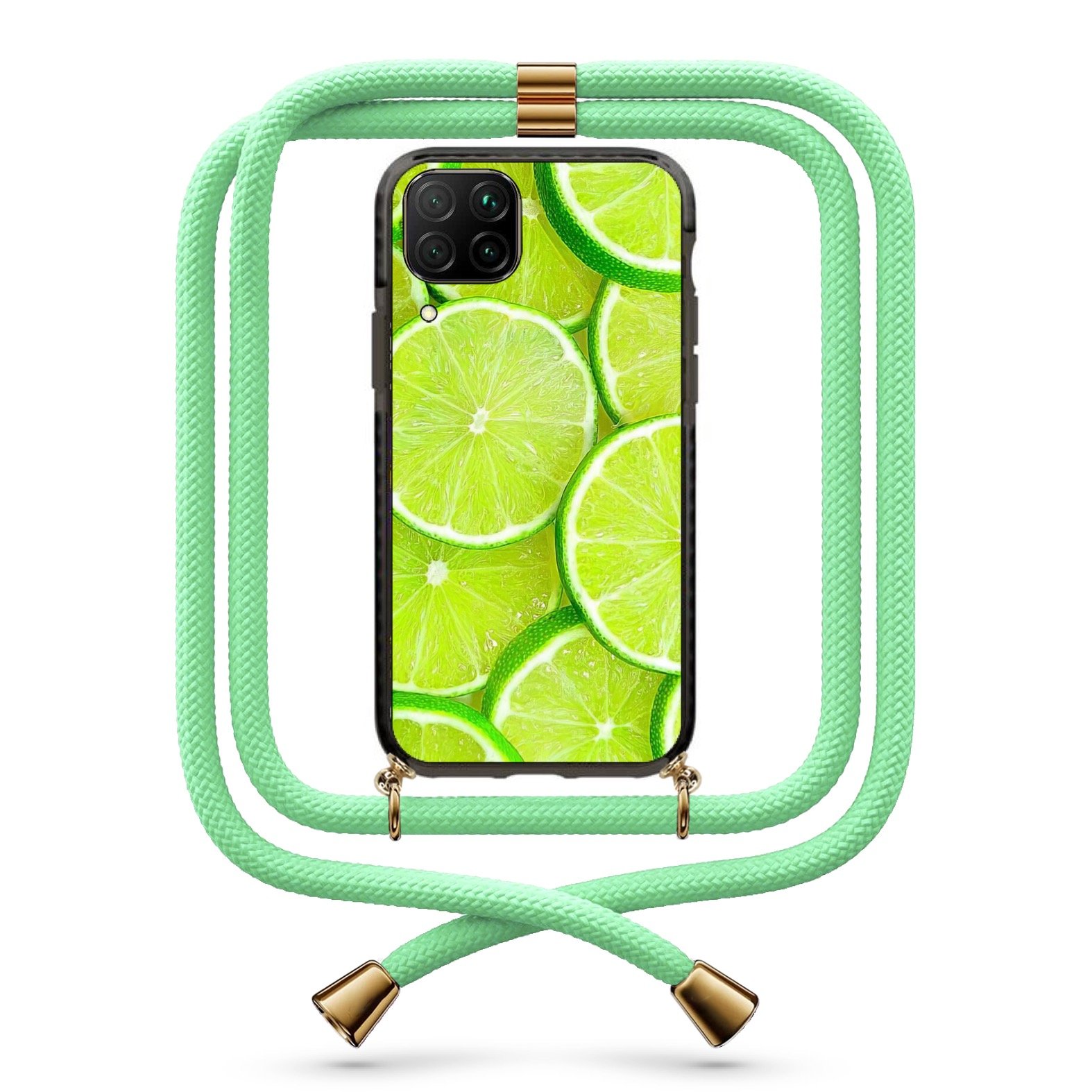 Lime θήκη με κορδόνι & σχέδιο 9809 για Huawei P40 Lite