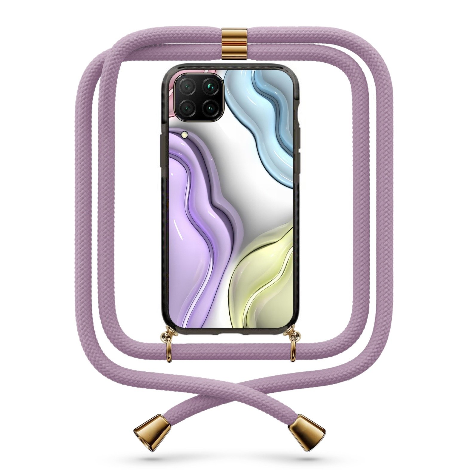 3d colorful shapes θήκη με κορδόνι & σχέδιο 9813 για Huawei P40 Lite