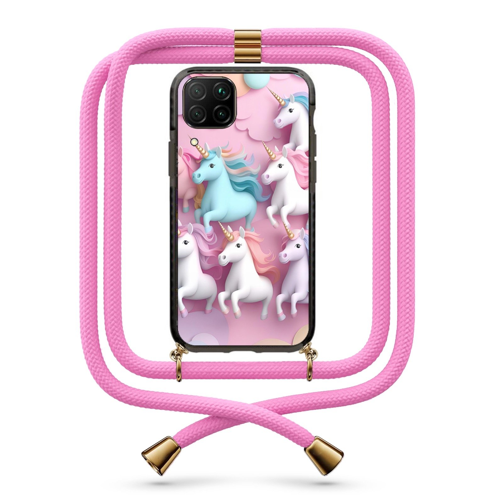 Unicorns θήκη με κορδόνι & σχέδιο 9820 για Huawei P40 Lite