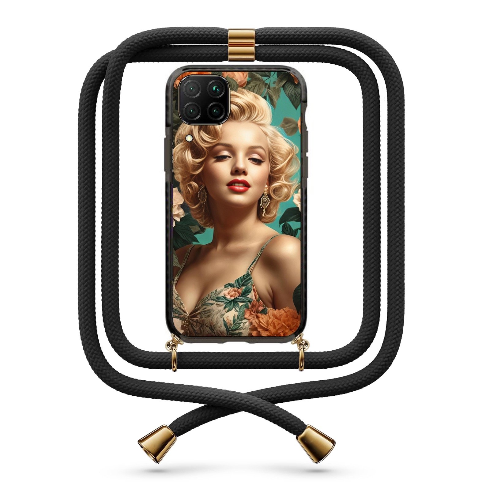 Marylin Monroe θήκη με κορδόνι & σχέδιο 9834 για Huawei P40 Lite