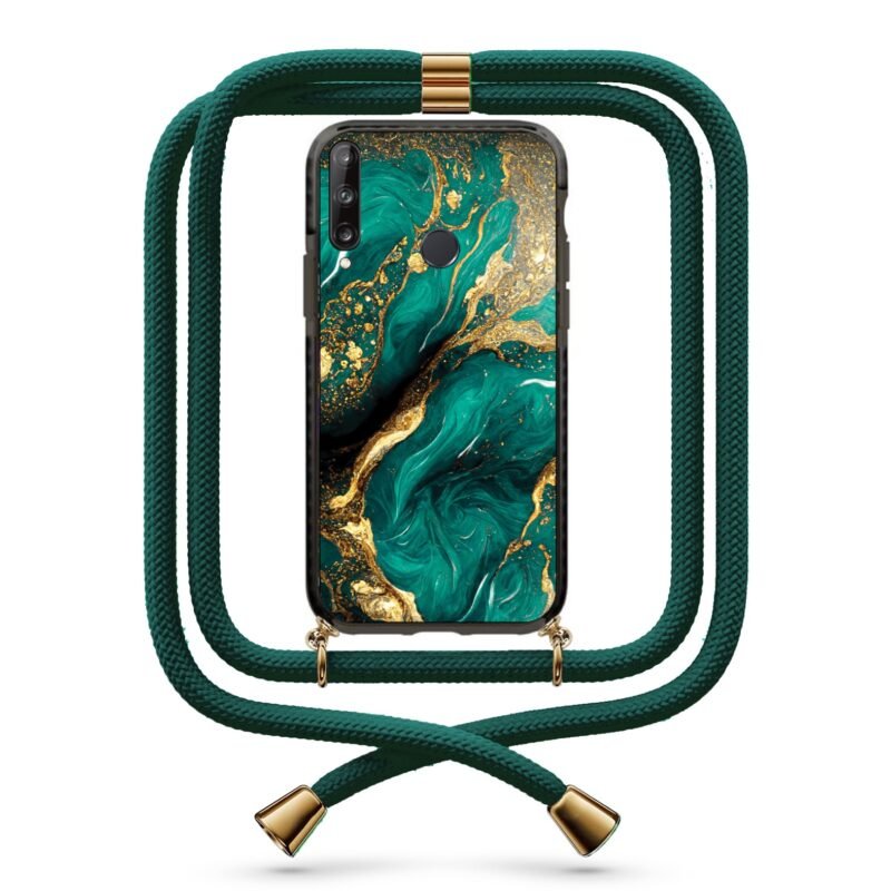 Marble θήκη με κορδόνι & σχέδιο 9803 για Huawei P40 Lite E
