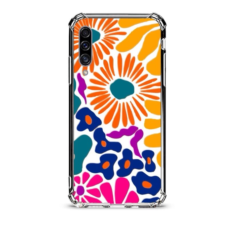 Floral θήκη διάφανη & σχέδιο  d1092 γιά Galaxy A30s