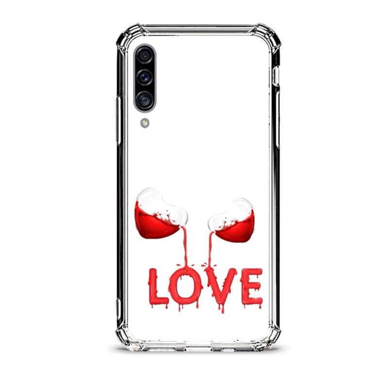 Liquid love θήκη διάφανη & σχέδιο  d1110 γιά Galaxy A30s