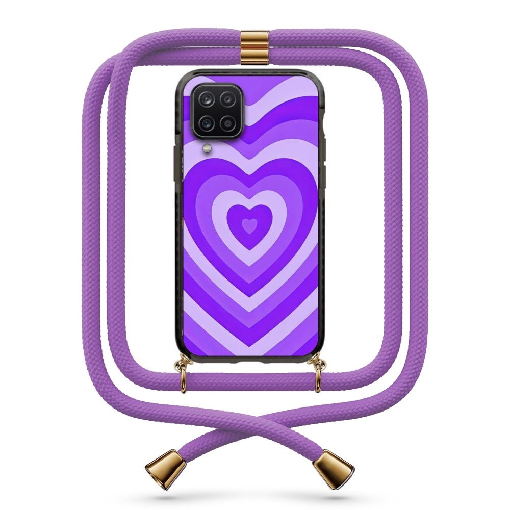 Heart illusion θήκη με κορδόνι & σχέδιο 9841 για Galaxy A12