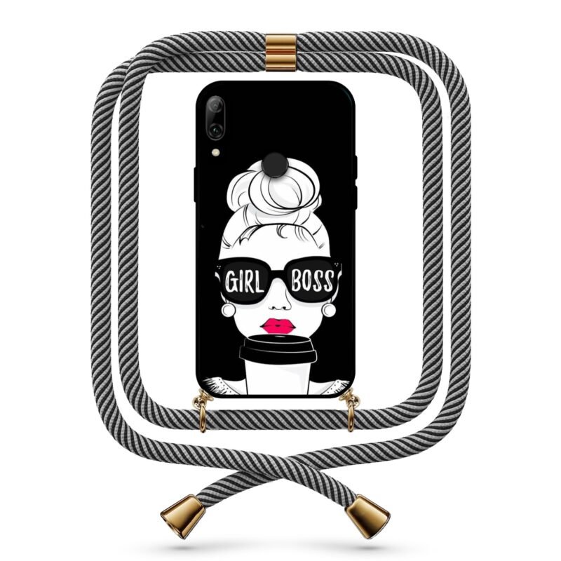 Girl boss θήκη με κορδόνι & σχέδιο 9760 για Huawei P Smart 2019